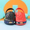 Летняя детская пляжная обувь с рисунком из мультфильма Обувь с дырочками
