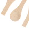 Wooden Salt Spoons 2.16 in Cute Small Wood Condiment Spoons Tiny Salt Spoons  For Salt