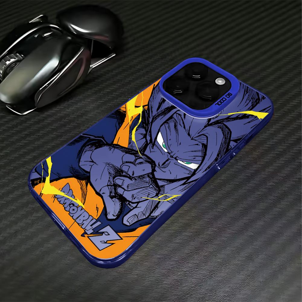 Чехол для телефона с рисунком героя японской манги Для IPhone 17 16e 16 15 14 13 12 11 Mini Pro Max X XR XSMAX 8 7 Air Plus Матовая задняя крышка