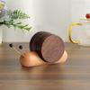 Snail Coaster Set of 5 Wooden Cup Mat Snail Shaped Decoration Heat Resistant Drink Coasters for Table Protection Home Decor