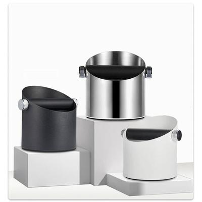 Контейнер для кофейных зерен Coffee Knock Box из нержавеющей стали с амортизацией, контейнер для кофейных зерен Barista с нескользящим основанием, аксессуары