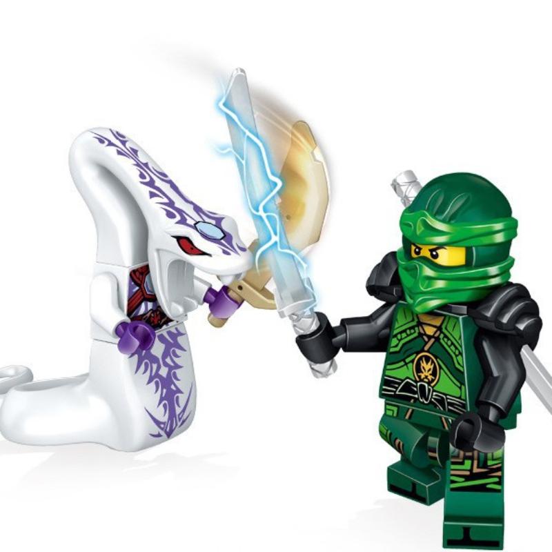 24шт 31035 Фантом против. Игрушка-строительный блок для мальчика-соплеменника Python