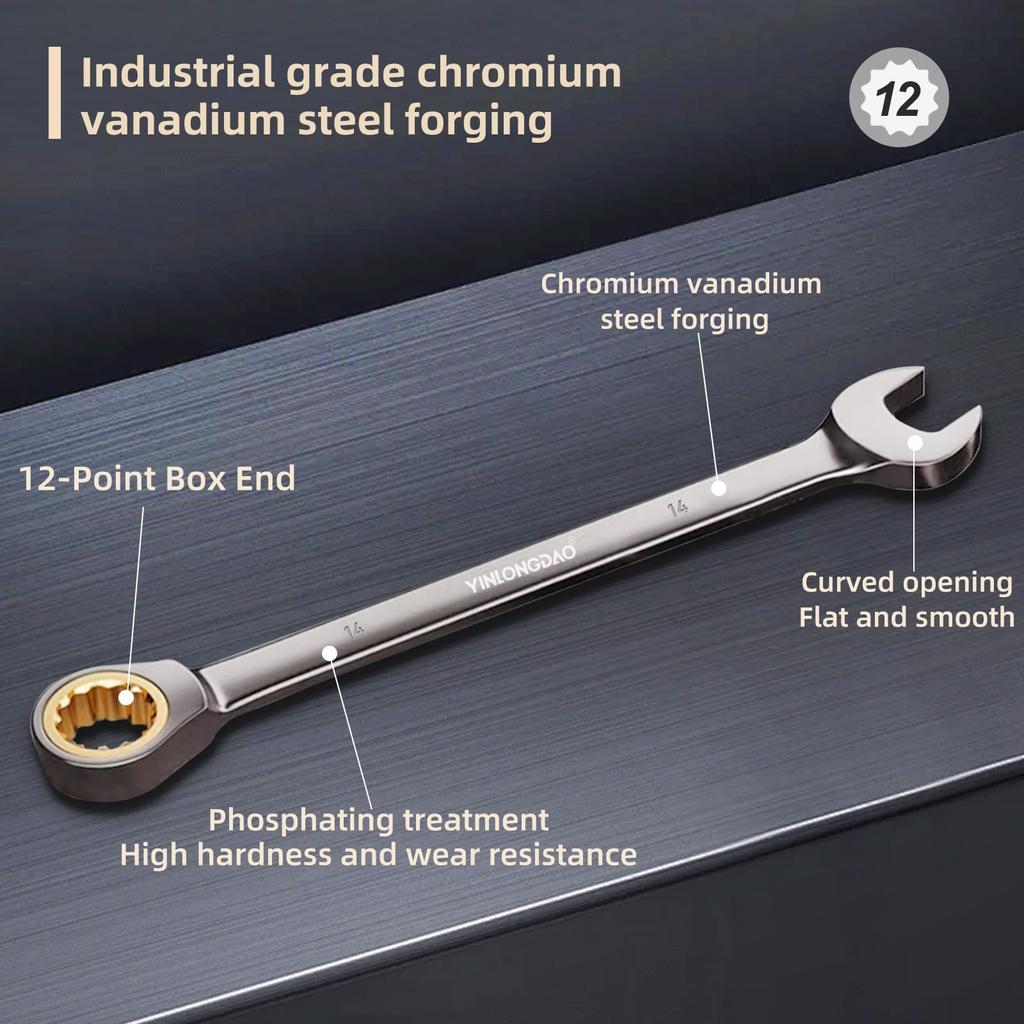 8-компонентный гаечный ключ с храповым механизмом, комбинированный гаечный ключ, инструмент для зубчатого кольца, метрический универсальный ключ Torx, инструмент для ремонта