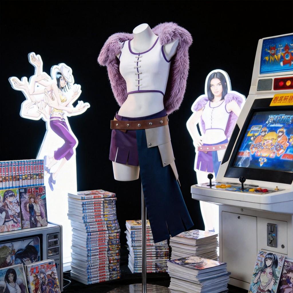 Костюм Робин из One Piece для косплея на аниме-конвенции, из полиэстера, для косплея