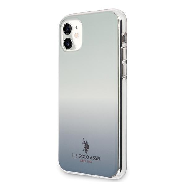 Etui do iPhone 11 US Polo Gradient Pattern Niebieskie