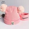 Windproof Baby Beanie Cap Ear Protection Hat Scarf Set Winter Kids Knitted Hat  Toddler