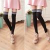 Yali удобные женские гольфы модные черные, белые полосатые гольфы женские выше колена хлопковые чулки очаровательные девушки