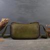 Johnature Vintage Натуральная кожа Универсальная женская сумка Ручной работы из коровьей кожи Повседневные однотонные сумки через плечо и через плечо
