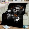 Horror Skull Girl Dead Gothic Undead Female Blanket,Soft Throw Blanket for Home Bedroom Bed Sofa Picnic Travel Cover Blanket Kid