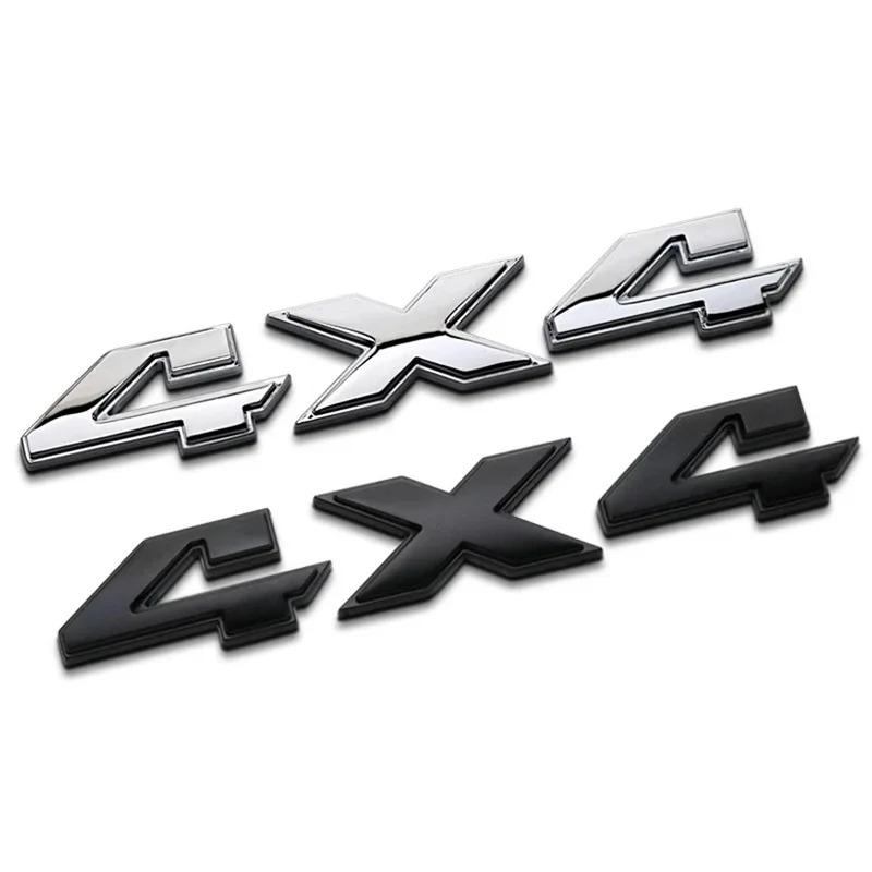 3D Металлическая Наклейка-Эмблема Значок 4X4 для Автомобиля Наклейки на Хвост Автомобиля для Dodge Ram 1500 2500 3500 4X4 Jeep Grand Cherokee Wrangler Ford