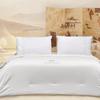Duo Xi Ai Silk & Cotton Satin Quilt - All-Season White Quilt with Zipper for High-End Hotels & Homestays