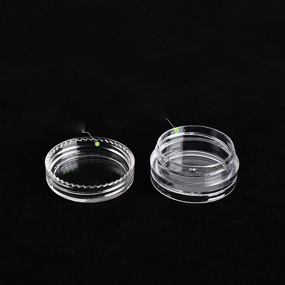 Портативная баночка для крема Прозрачная банка Жестянка Дорожный инструмент Пустая бутылочка Для нейл-арта