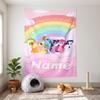 my pony (1) Customizable name decorative wall tapestry ideal choice for wall decor in bedrooms living rooms dorms and home