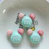 10 Pcs New Cute Bright Surface Cartoon M Beans Colour Candy Resin Scrapbook Diy Jewelry Children Party Hairpin Accessories A88