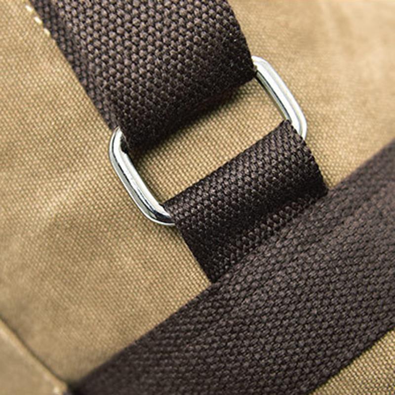 Bucket Bag Outdoor Fashion Canvas Sports Backpack Unisex Round Travel Laptop Backpacks Men Women Large Luggage Bag