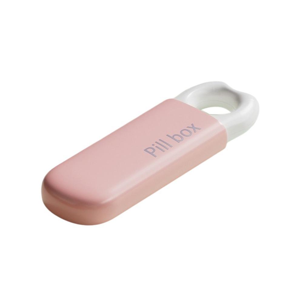 Vitamin Container Mini 3 Grids Pill Box Sealed Moisture-Proof Pill Storage Box Waterproof with Lids Pill Box Office