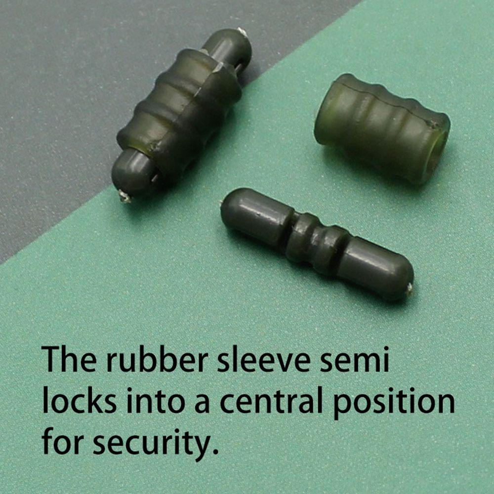 Change Hook Length Terminal Bead Fishing Feeder Line Holder Trough Fishing Rigs Connector Bead
