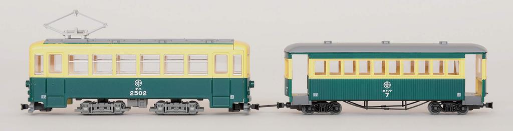 TOMYTEC Railway Collection Iron Collection Narrow Gauge 80 Nekoya Line Direct Tram Gold Passenger Car Set Diorama Supplies First Order Limited 313540