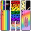 Lesbian LGBT Pride Soft Black Case For Samsung Galaxy S21 Ultra S20 FE S10 Plus S10e S9 S8 S7 M51 M31 Silicone Shell Phone Cover