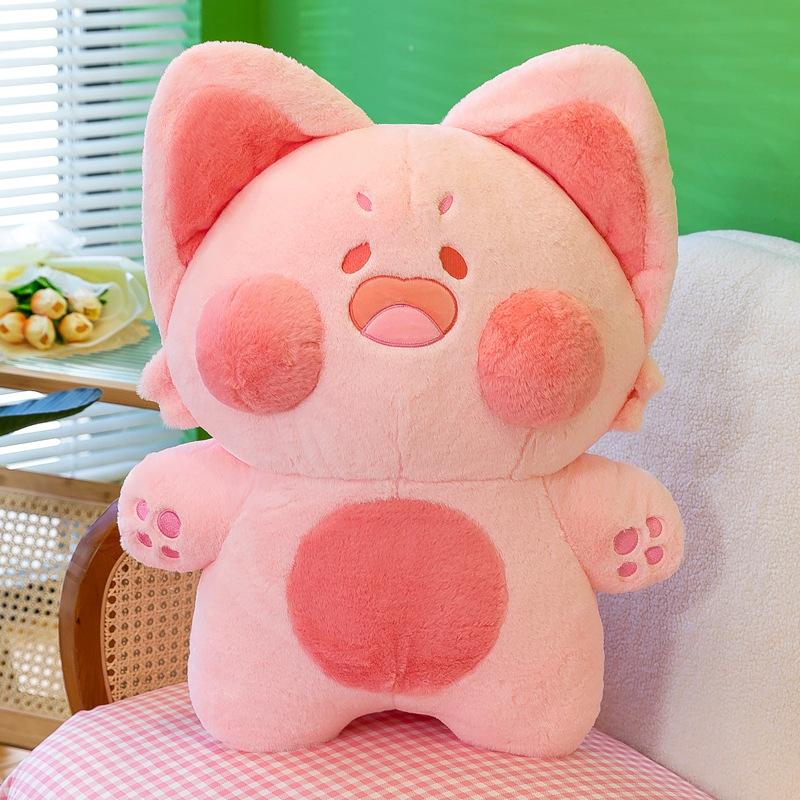 Кукла котенок Дуду, плюшевая игрушка, милая кукла котенок, спящая подушка для бросания