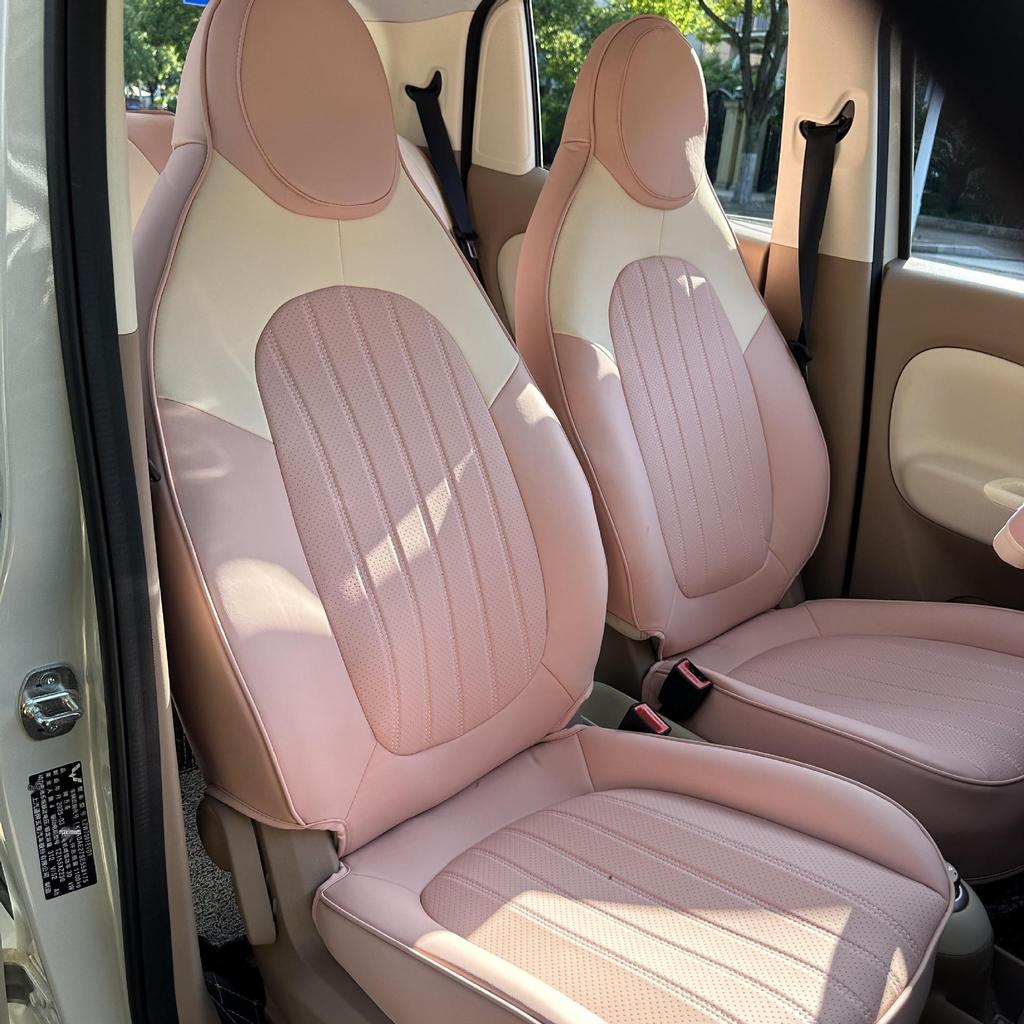 Wuling Hongguang Mini Macaron 4-Door Seat Cover - 25 Styles, Breathable, 4th Gen.