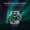Start Men's Watch Diving Watch Luminous Waterproof Automatic Mechanical Watch Calendar Function Sports Men's Watch
