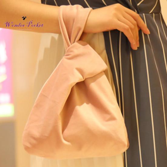 Женская бархатная сумочка на запястье с узлом, маленькая модная сумка для хранения наличных карт для макияжа