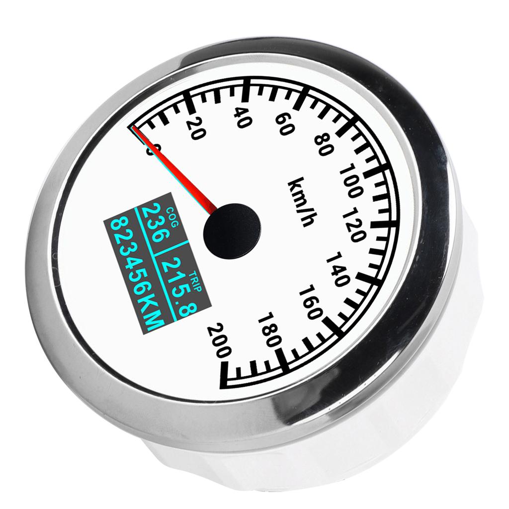 GPS Speedometer Pointer Tachometer 3in1 IP67 Waterproof COG Trip Single Mileage for Car Truck Boat 9‑32V DC