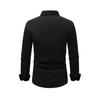 Professional Slim Fit Plus Size Workwear: Long Sleeve White & Short Sleeve Black Shirts