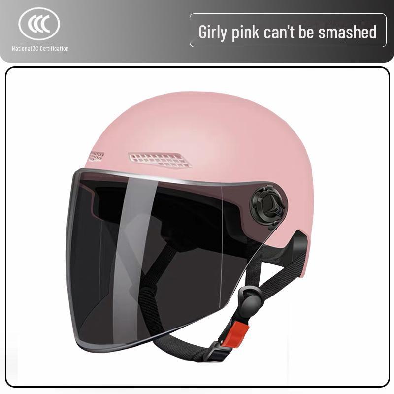 Легкий шлем для электровелосипеда, сертифицированный 3C, для мужчин и женщин — летняя защита от солнца, полушлем