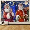 Christmas Santa Background Decoration Tapestry Christmas Party Bar Background Decoration Tapestry Christmas Home Background