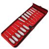 13pcs Dental Elevator Set with Tool Kit Teeth Extraction Tooth Extracting Forceps Curved Root Lift