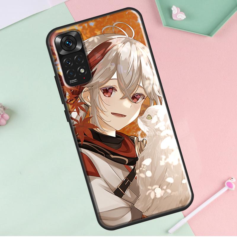 Genshin Impact Kaedehara Kazuha для Redmi Note 12 Pro Plus чехол для Redmi Note 10 8 9 11 Pro 12S 11S 10S 9S 9C 10C 12C чехол
