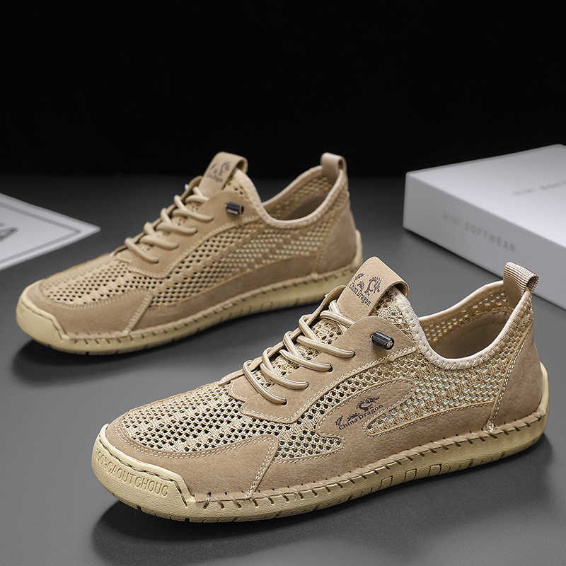Fashion Lace Up Perforated Men's Boots Sneakers Flat Sole Shoes Men High Sneakers Sports Skor New Fast Pro Low Offer Famous Brand