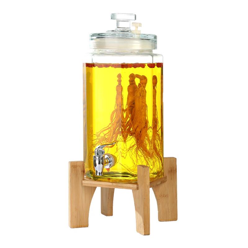 LISM Glass Infusion Jar with Copper Faucet