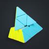 Пластиковый S2 Пирамида Скоростной куб 3x3x3 Треугольный куб-головоломка Волшебный куб-головоломка Игрушка