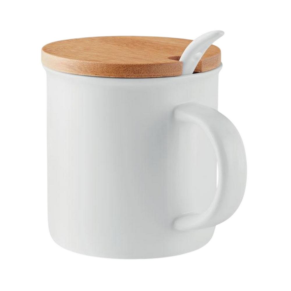 MidOcean Kenya Bamboo 380ml Mug & Spoon Set