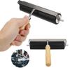 Rubber Printing Roller Detachable Wood Handle Printing Art Craft Tool Supplies L 15cm