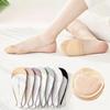 Women's Summer Shallow Mouth Suspender Boat Socks Invisible Socks High Heels Socks Half Palm Socks Suspender No Heel Boat Socks