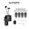 For Bambu Lab P1s Upgrade Hotend V2 with Fan P1P Thermistor Complete P1S 0.2 0.4 0.6 0.8 Hotend P1P Accessories 3D Printer Parts
