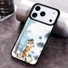 Cartoon Fat Tiger Phone Case For iPhone 17 16 15 14 13 12 11 Pro Max Plus 17Air Soft Silicone Cover