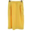 90s Old Mimole Length Tight Skirt 36 Yellow Women Used