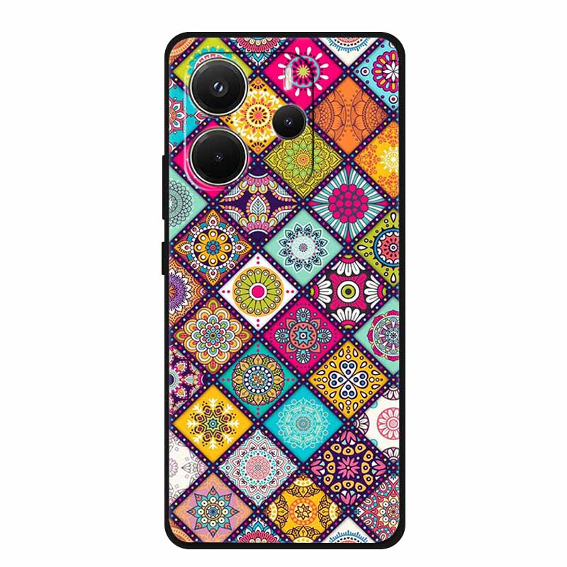 Для Xiaomi Redmi Note 14 4G Global Чехол Роскошный ТПУ Мягкий Силиконовый Чехол Чехлы для Телефона для 24117RN76G Защитный Новый Бампер Funda