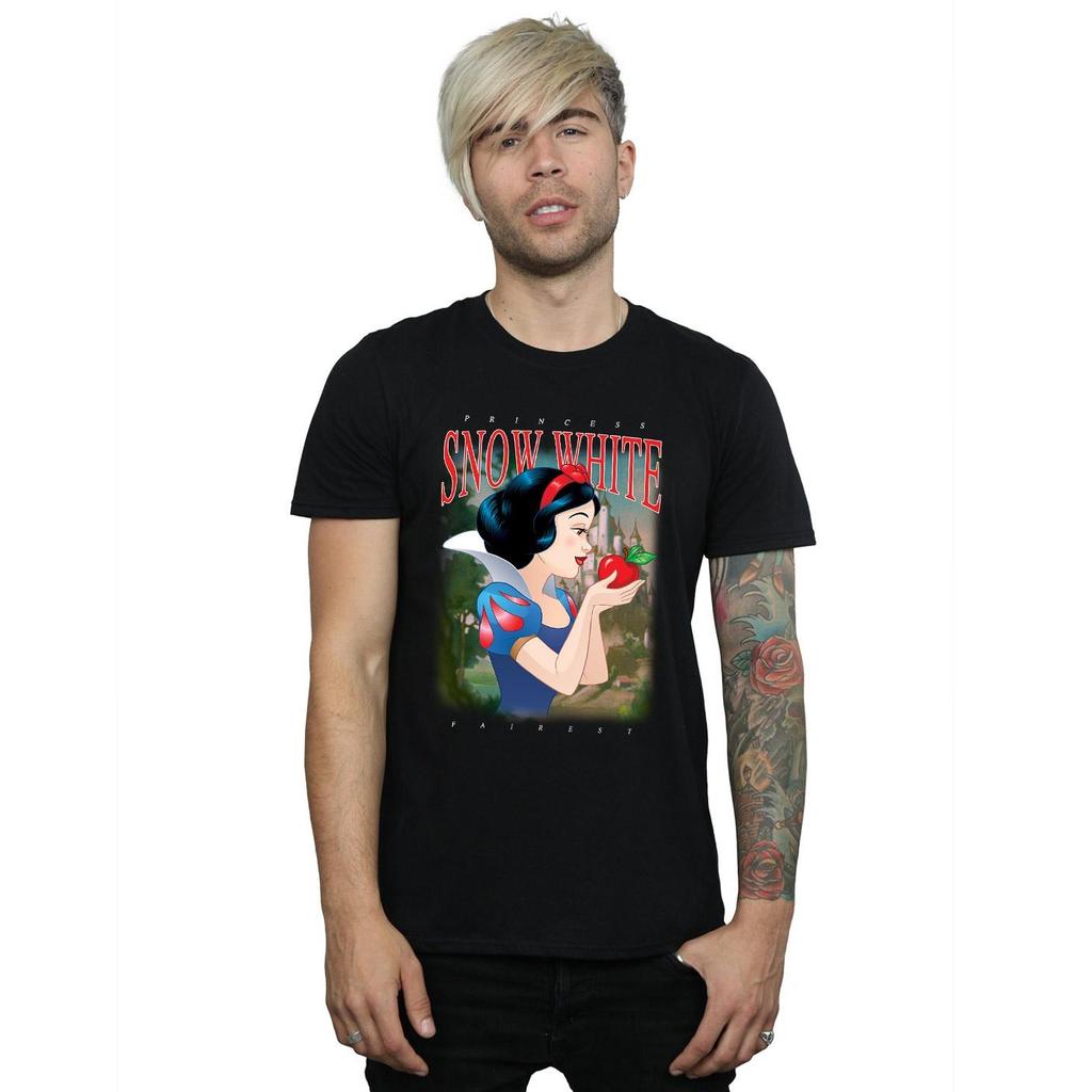 Snow White And The Seven Dwarfs Mens Montage Cotton T-Shirt