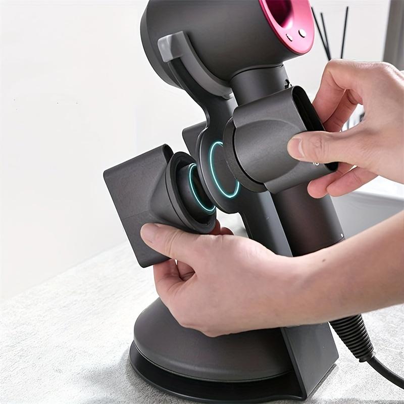 Держатель для фена для ультразвукового фена Dyson, магнитный держатель с организатором кабеля питания, кронштейн из алюминиевого сплава, органайзер для ванной комнаты