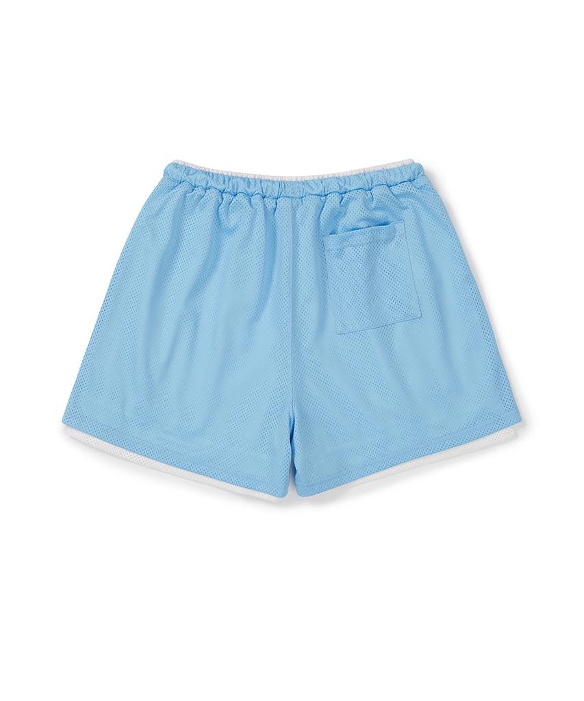 CLOVE [26Ss Clove] Mesh Banding Shorts (Sky Blue)
