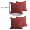 Christmas Pillow Cases Scottish Tartan Plaid Cushion Covers Bed Sofa Pad Party Decor Throw Pillow Cover Holiday Decors 45/50cm