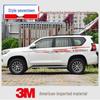 Toyota Prado 10-22 Модели Автомобильная Полоса на Кузов Наклейка на Поясную Линию.