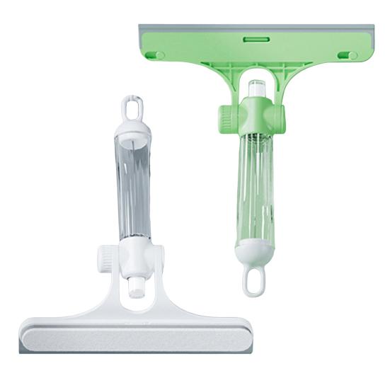 Стеклоочиститель Эргономичная ручка 3-в-1 Инструмент для мытья окон со спреем