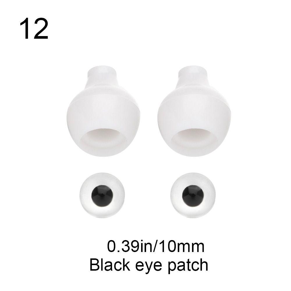Quality Accessories DIY Acrylic Doll Eyes Eyeball Toy Transparent&Black Eye Patch Sticking Mud Clay